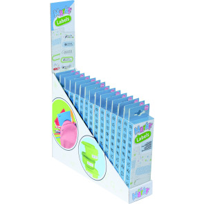 MARKY Iron-on Labels Display (16Stück)