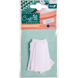 CRAFT LABELER Baumwolle Labels (40 Stück)