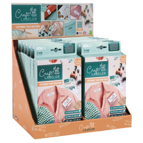 CRAFT LABELER Set Display (12 Stück)