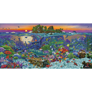 DIAMOND DOTZ Coral Reef Island 132x65 cm