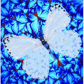 DIAMOND DOTZ Flutter by White weiß 30,5x30,5 cm  (2 St)