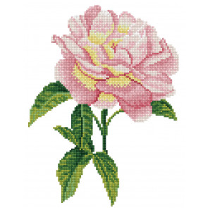 DIAMOND DOTZ Pink rose 27,7x35,7 cm  (2 St)