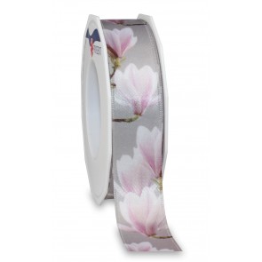 Dekoband Magnolien *