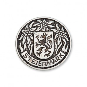 22mm Dirndlknopf Met. Steiermark  asi