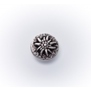 23mm Dirndlknopf Edelweiß, asi