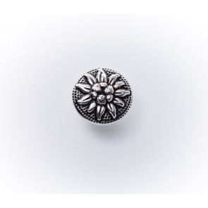 22mm Dirndlknopf Edelweiß