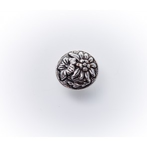 22mm Dirndlknopf Edelweiß+Enzian