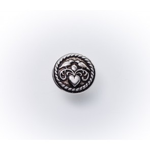 15mm Dirndlknopf Herz+Vögel