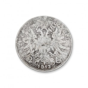 23mm Dirndlknopf m.Öse, Doppeladler