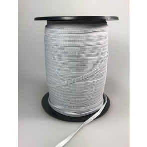 Schnürlgummi Industrie  soft  6mm, weiß, schwarz