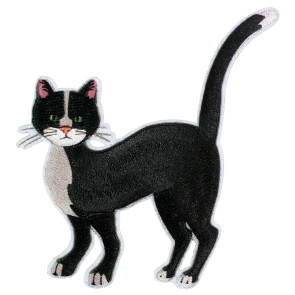Prym Applikation Katze aufb./selbst. schwarz