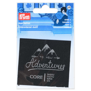 Prym Appl. Adventures aufb. schwarz 1ST