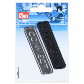 Prym Appl.Connect aufb./selbst.grau/schw.2ST