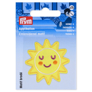 Prym Appl. Sonne aufb./selbst. gelb 1ST