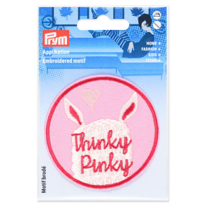 Prym Appl. Pinky aufb./selbst. pink/rot 1ST