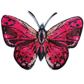 Prym Appl. Schmetterling aufbügelbar/selbstkl. pink #