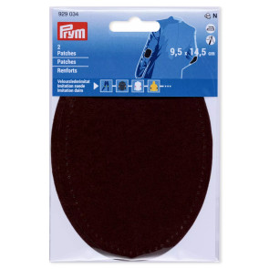 Prym Patch.Vel.-Lederim.bü.9,5x14,5d-braun2St