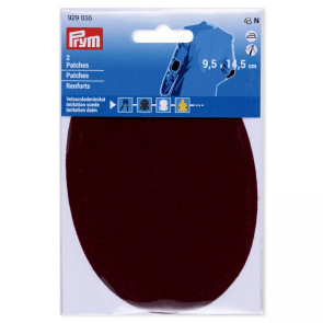 Prym Patch.Vel.-Lederimi.büg.9,5x14,5d-rot2St