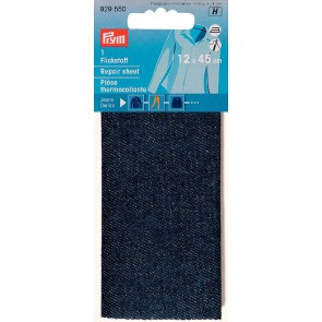 Prym Flickstoff Jeans (bügeln) 12 x 45 cm dunkelblau
