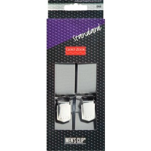 Prym Hosenträger Standard 125 cm 30 mm uni-silbergrau