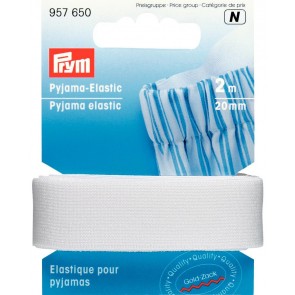 Prym Pyjama-Elastic 20 mm weiß