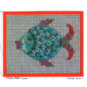 MILLER Sudan-Stramin "Fisch"ca.22x27