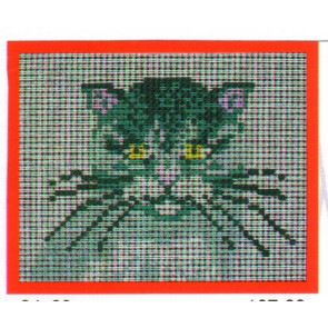 MILLER Sudan-Stramin"Katze" ca.22x27