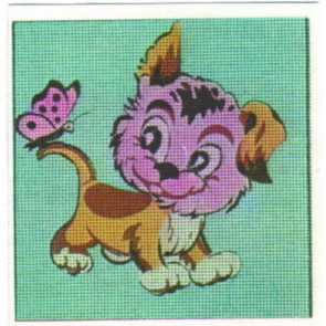 MILLER Gobelin "Katze"  ca.22x22