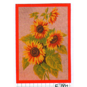 MILLER Gobelin "Sonnenblumen"  ca.22x32
