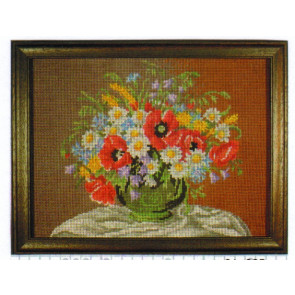 MILLER Gobelin "Blumenstrauß"  ca.30x40
