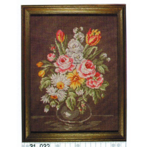 MILLER Gobelin "Blumenstrauß" ca.30x40