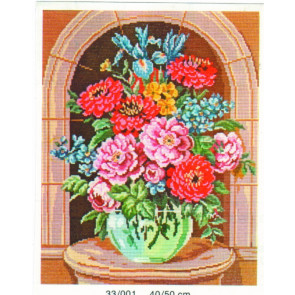 MILLER Gobelin "Blumensrauß"   ca.40x50