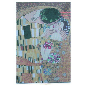 MILLER Gobelin  Klimt: "Der Kuß"  ca.45x60