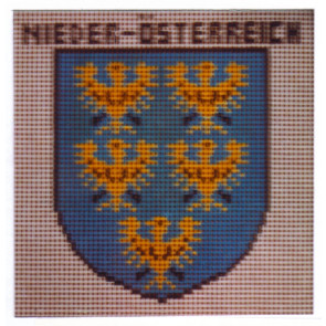 MILLER Sudan  Wappen "Niederösterreich"  ca.35x35