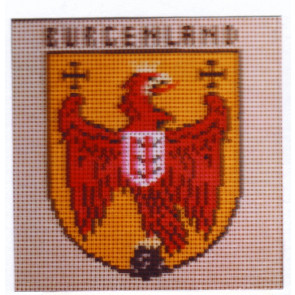 MILLER Sudan  Wappen "Burgenlnd"   ca.35x35