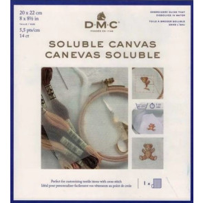 DMC Soluble (Magic-)Canvas 20x22cm