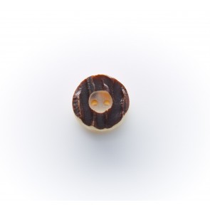 20mm Knopf Hirschhorn (echt Bein) 2-loch
