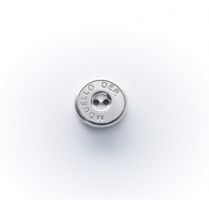 18mm Magnetknopf silber, 2-loch