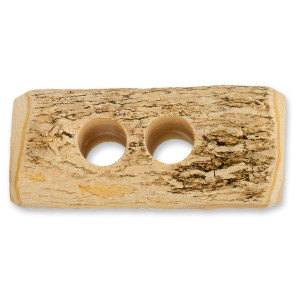 30mm Roh-Holz-Knebel, 2-loch