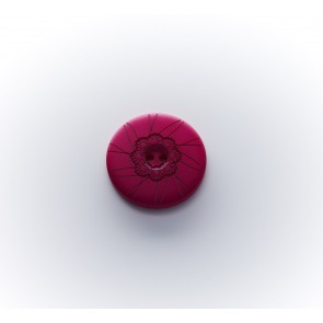 18mm Polyesterknopf Blume, 2-loch, gefärbt