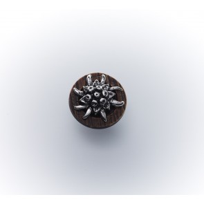 31mm Büffelimitaknopf m.galv.Edelw. *