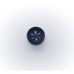 15mm Knopf Polyester 6-loch , gefärbt