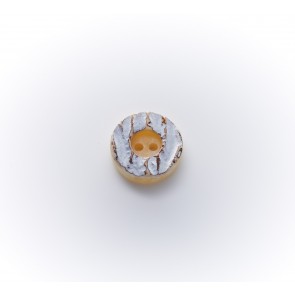 20mm Knopf Hirschhorn (echt Bein)2lo,ws.lack.
