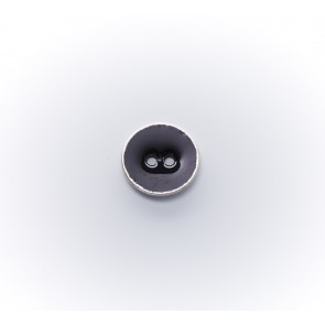 23mm Knopf 2-loch, schwarze Epoxy-Einlage