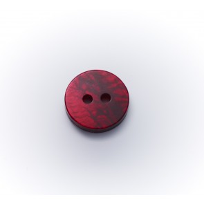 23mm Knopf Polyester melé, 2-loch, gefärbt