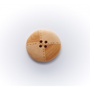 23mm Holzknopf Laser, 4-loch *