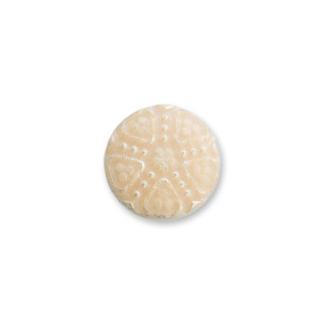 15mm Knopf Polyest.perlé m.Öse,gef*