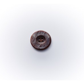 18mm Knopf Galalith, 4-loch natur