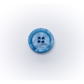 18mm Polyesterknopf, glänz, 4-lo, gefärbt