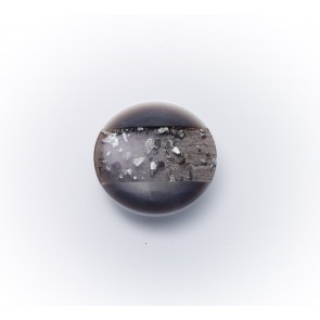 28mm Kürschnerknopf Galalith m.Öse